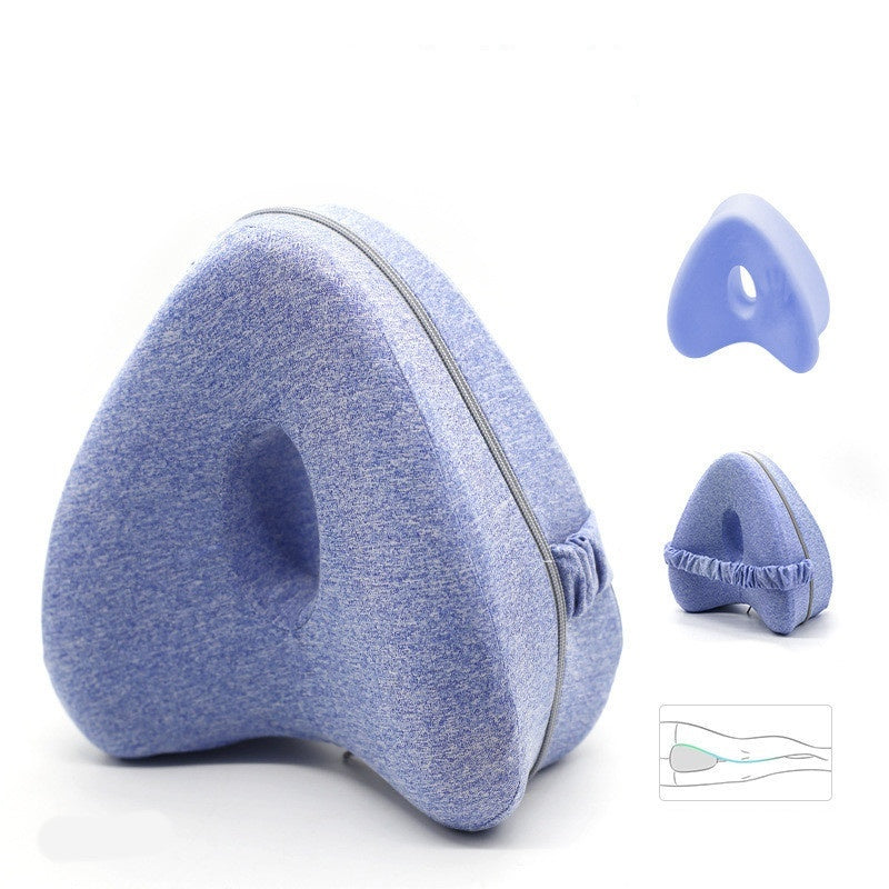 Blissé AlignForm™ Beinkissen aus Memory-Schaum – Herzförmige Kontur zur Entlastung von Hüfte, Rücken und Knie