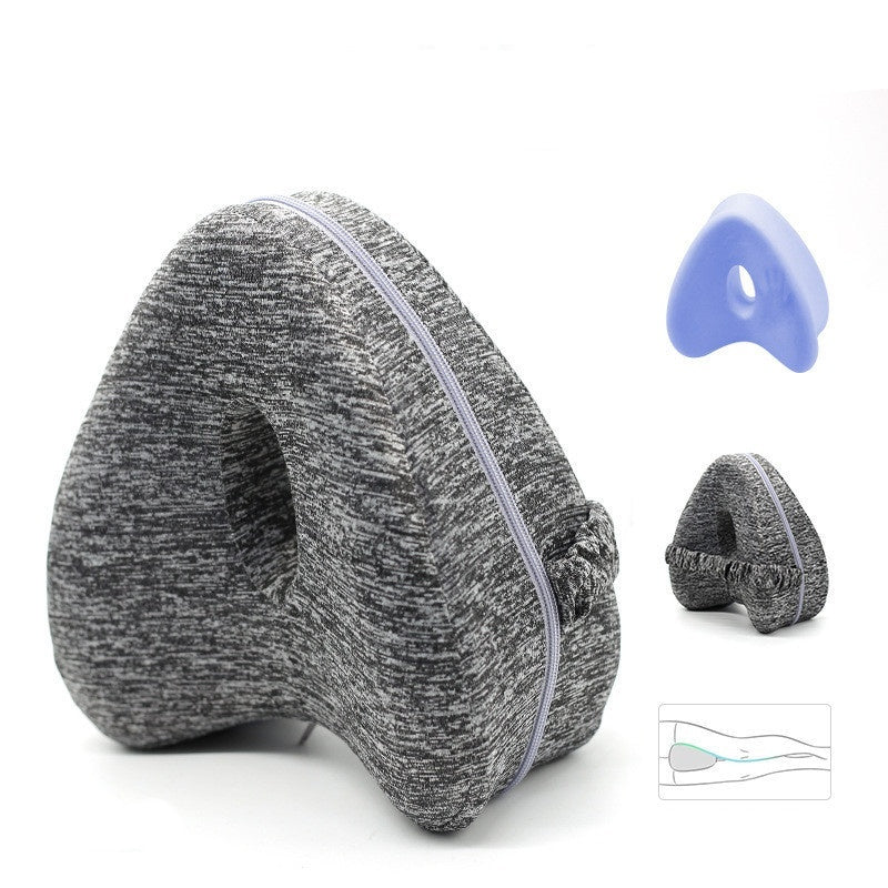 Blissé AlignForm™ Beinkissen aus Memory-Schaum – Herzförmige Kontur zur Entlastung von Hüfte, Rücken und Knie